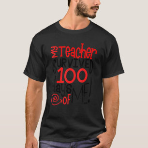 Mijn leraar overleefde 100 dagen van mijn grappige t-shirt