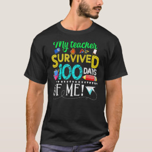 Mijn leraar overleefde 100 dagen van mijn grappige t-shirt