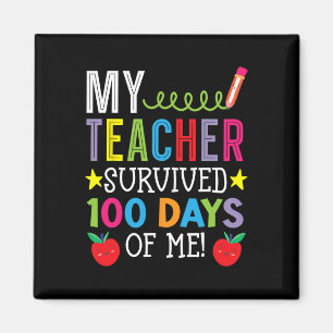 Mijn leraar overleefde 100 dagen van mijn student magneet