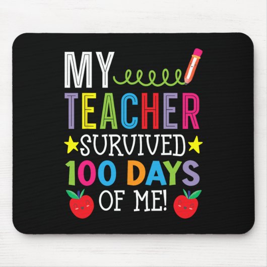 Mijn leraar overleefde 100 dagen van mijn student  muismat (Voorkant)