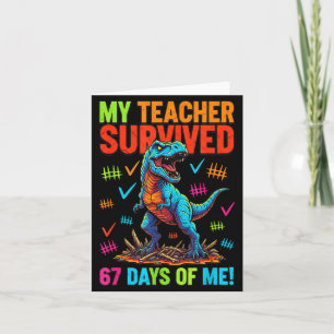 Mijn leraar overleefde 67 dagen school 67 meme Din Kaart
