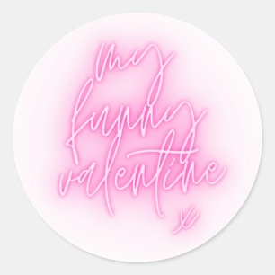 Mijn leuke Valentijn ronde Sticker