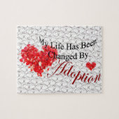 Mijn leven is veranderd door adoptiepuzzel legpuzzel (Horizontaal)