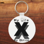 mijn leven mijn keuze sleutelhanger (Voorkant)