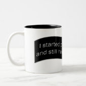 Mijn leven tweekleurige koffiemok (Links)