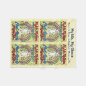 Mijn levenskeuzekanker Angel Soft Fleece Blankets (Voorkant (Horizontaal))