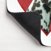 Mijn lever Dalmatische Valentijn Muismat (Hoek)