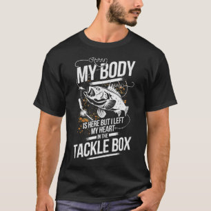 MIJN LICHAAM IS HIER MAAR HEeft MIJN HART IN DE TA T-shirt