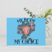 Mijn lichaam Mijn favoriete feministe Kaart (Staand voorkant)