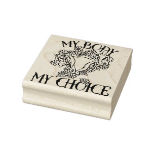 Mijn lichaam Mijn favoriete feministe Rubberstempel