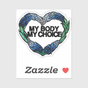 Mijn lichaam Mijn favoriete feministe Sticker