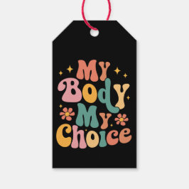 Mijn Lichaam Mijn Keuze Feminist Pro Choice Cadeaulabel