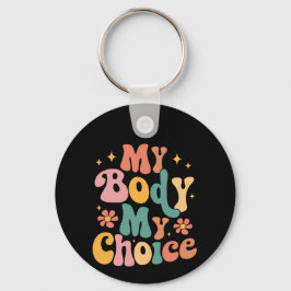 Mijn Lichaam Mijn Keuze Feminist Pro Choice Sleutelhanger