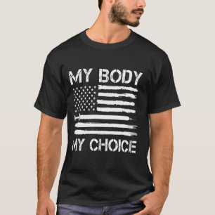 Mijn lichaam Mijn keuze Geen vaccins Mandaat T-shirt