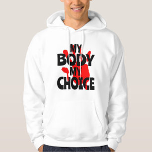 Mijn lichaam Mijn keuze Hoodie