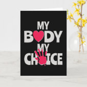 Mijn lichaam Mijn keuze Kaart (Gele Bloem)