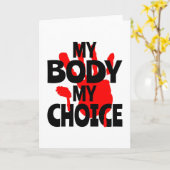 Mijn lichaam Mijn keuze Kaart (Gele Bloem)