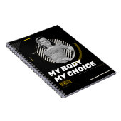 Mijn lichaam Mijn selectieve retrospectieve illust Notitieboek (Rechterzijde)