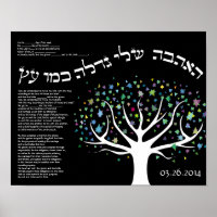 "Mijn liefde groeit als een boom" Ketubah-certific
