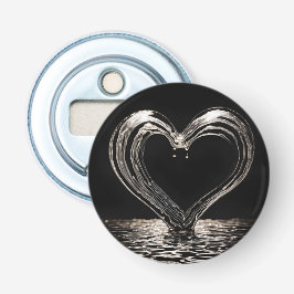 Mijn liefde is diep button flesopener