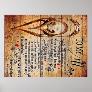 Mijn liefde   Mijn echtgenoot-Cadeau   Cute Quotte Poster