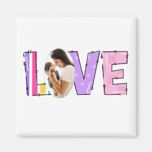 Mijn liefde Mijn familie   Creëer Uw eigen foto Magneet