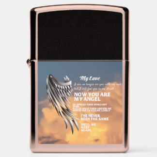 Mijn Liefde nu bent u mijn Engel Zippo Aansteker