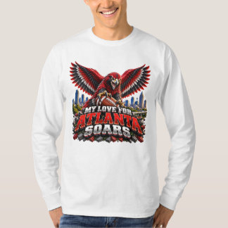 Mijn liefde voor Atlanta Soars Voetbalfan T-shirt