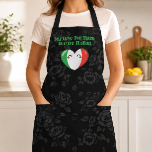 Mijn Liefde Voor Hen Is Pure Italiaanse Toegenegen Schort