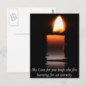 Mijn liefde voor jou briefkaart (Voorkant / Achterkant)