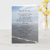 Mijn liefde voor jou... kaart (Gele Bloem)