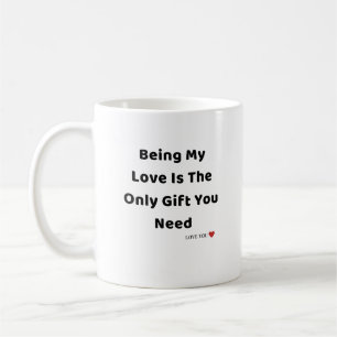Mijn liefde zijn is het enige geschenk dat je nodi koffiemok