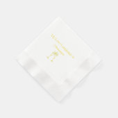 Mijn liefdestaal is champagne cocktail servetten (Hoek)