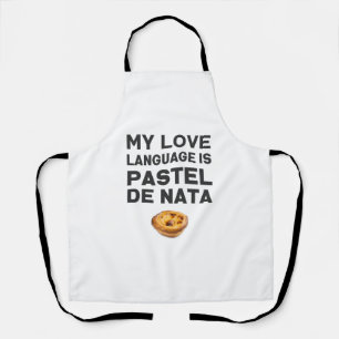 Mijn liefdestaal is Pastel de Nata Schort