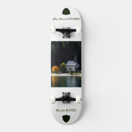 Mijn lieflijke huis aan het meer plaatje skateboard