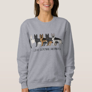 Mijn Lieve Duitse Herders Honden Ik Hou Van Duitse Trui