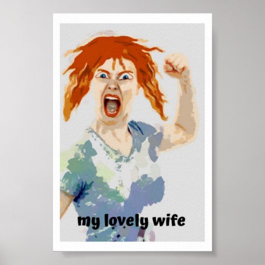 Mijn lieve vrouw poster (Voorkant)