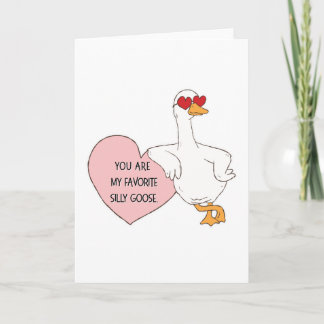 Mijn lievelingsdome domme gans kaart