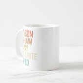 Mijn lievelingskind is mijn schoonzoon Mok (Voorkant links)