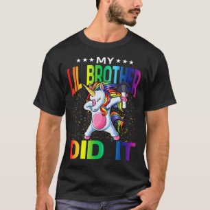 Mijn Lil Brother deed het Afstuderen Gecorduleerde T-shirt