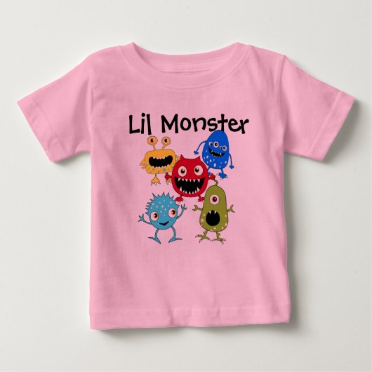 Mijn Lil Monster Baby T Shirten (Voorkant)