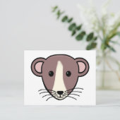 Mijn Lil Rattie Briefkaart (Staand voorkant)
