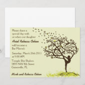 Mijn limbbar Mitzvah rekken Kaart (Voorkant / Achterkant)