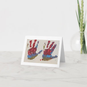 Mijn linkerhand x twee kaart