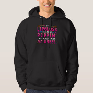 Mijn lippengloed was altijd al een poep in mijn kn hoodie