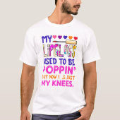 Mijn lippengloed was vroeger een hippie. t-shirt (Voorkant)