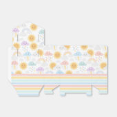 Mijn Little Sunshine Rainbows & Clouds Party Box Bedankdoosjes (Uitgevouwen)