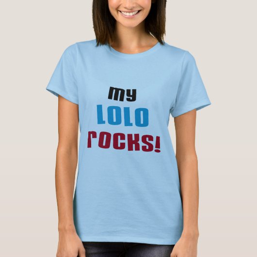 Mijn Lolo Rocks T-shirts en geschenken (Voorkant)