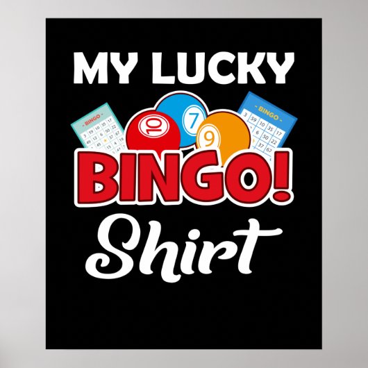 Mijn Lucky Bingo - Funny Bingo Player Poster (Voorkant)