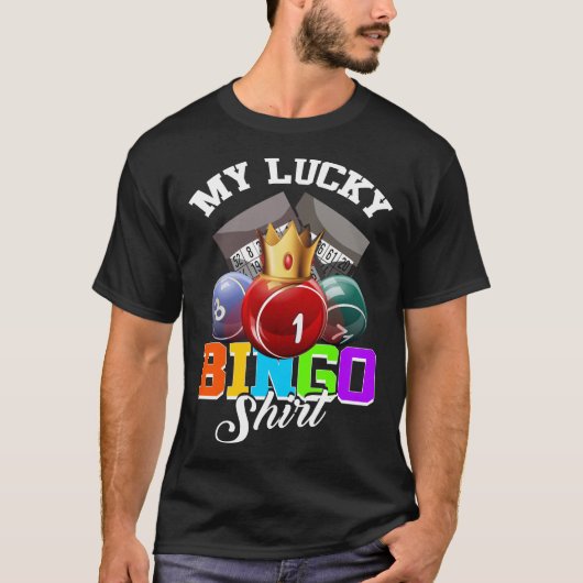 Mijn Lucky Bingo Shirt Bingo Player (Voorkant)